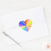 Multifunctionele Write-on decoratieve papierwagen Hart Sticker (Envelop)