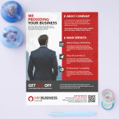 Multifunctionele zakelijke activiteiten flyer (Enkel)