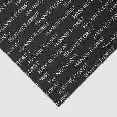 Multifunctionele zwart-witafdruktekst tissuepapier (Detail)