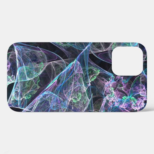 multigekleurd fractal Case-Mate iPhone case (Achterkant (horizontaal))