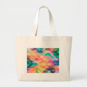 Multigekleurd jumbo-tas. grote tote bag