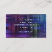 Multigekleurd, modern speldenVisitekaartje Visitekaartje (Achterkant)