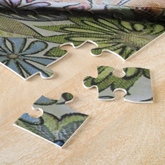 Multigekleurde geborduurde Kussens fotografisch Legpuzzel (Zijkant)