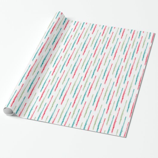 Multigekleurde tapes cadeaupapier (Uitgerold)