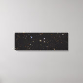 Multigolflengte Galaxies Panorama | Hubble & JWST Canvas Afdruk (Voorkant)