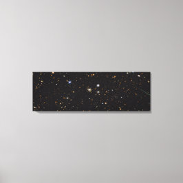 Multigolflengte Galaxies Panorama | Hubble & JWST Canvas Afdruk