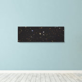 Multigolflengte Galaxies Panorama | Hubble & JWST Canvas Afdruk (Insitu (Houten vloer))