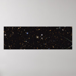 Multigolflengte Galaxies Panorama | Hubble & JWST Poster