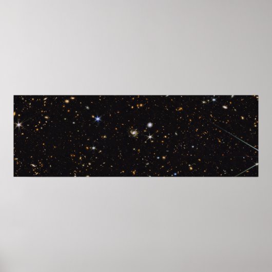 Multigolflengte Galaxies Panorama | Hubble & JWST Poster (Voorkant)