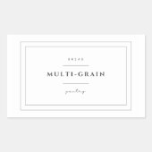 Multigrain Bread Food Label Stickers (Voorkant)