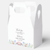 Multihued Wildflower Baby Shower Celebration Bedankdoosjes (Geopend)