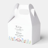 Multihued Wildflower Baby Shower Celebration Bedankdoosjes (Voorkant Zijde)