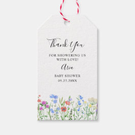 Multihued Wildflower Baby Shower Celebration Cadeaulabel