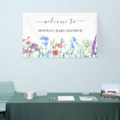 Multihued Wildflower Baby Shower Celebration Spandoek (Beurs)