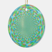 Multikleur aflopend ontwerp keramisch ornament (Links)