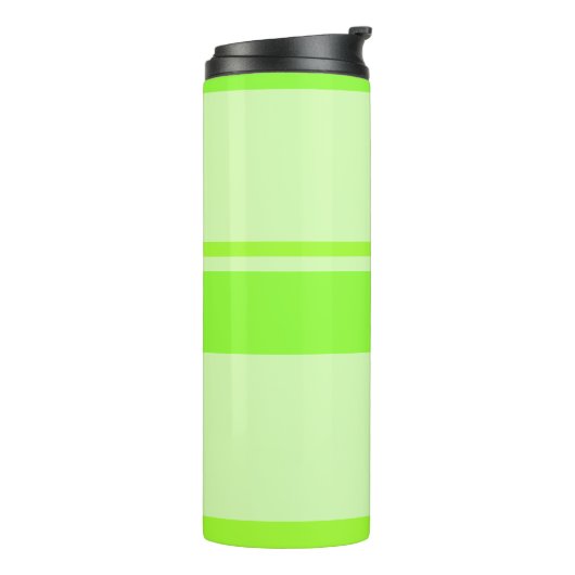 Multikleur groene tumbler thermosbeker (Gedraaid links)