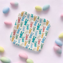 Multikleur Konijn Cartoon