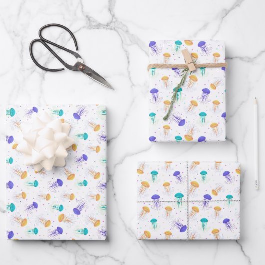 Multikleur kwal patroon inpakpapier vel (Voorkant)