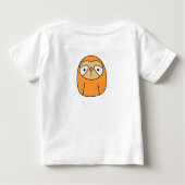 Multikleur Sleepy Sloth Cartoon (Achterkant)