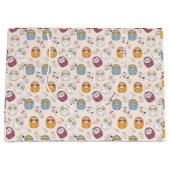 Multikleur Sleepy Sloth Cartoon Groot Cadeauzakje (Voorkant)