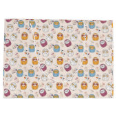 Multikleur Sleepy Sloth Cartoon Groot Cadeauzakje (Achterkant)