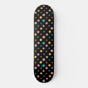 Multikleur Waterverf Stippen 2 Persoonlijk Skateboard