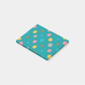 Multikleur Waterverf Stippen 6 Post-it® Notes (Schuin)