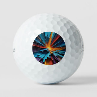 Multikleuren Abstracte golfballen