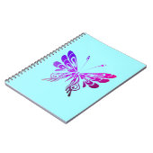  multikleuren decoratieve vlinder notitieboek (Linkerzijde)