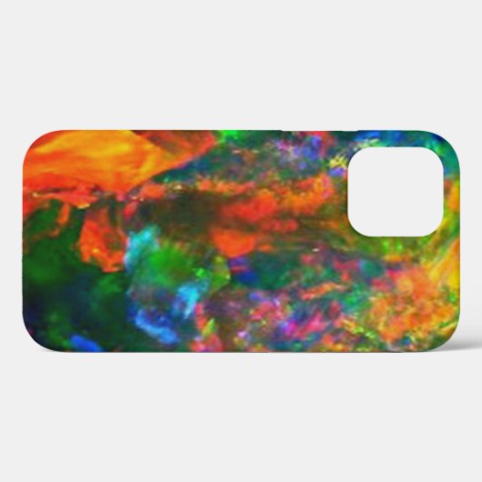 Multikleuren opaal - Case-Mate iPhone case (Achterkant (horizontaal))