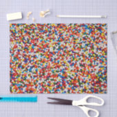 Multikleuren Snoep Kogels Fun Cadeaupapier Tissuepapier (Craft)