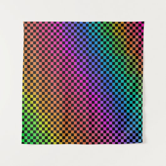 Multikleurenachtergrond met kleine beperkte contro wandkleed (Voorkant (horizontaal))