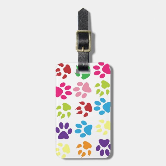 Multikleurenafdrukken Bagagelabel (Voorkant verticaal)