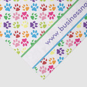 Multikleurenafdrukken Tissuepapier (Detail)