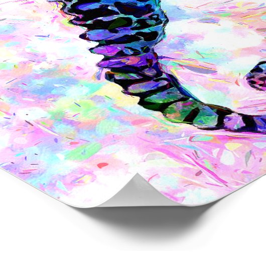 Multikleurenartiest Creëer Poster afdrukken (Hoek)