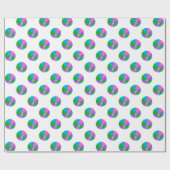 Multikleurenbalkband Cadeaupapier (Vlak)