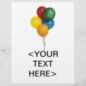 Multikleurenballonnen Flyer (Voorkant)