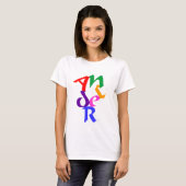 Multikleurendanser T-shirt (Voorkant volledig)