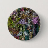 Multikleurendigitaal Abstract Ronde Button 5,7 Cm (Voorkant)