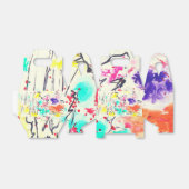 Multikleurendraagtas Bedankdoosjes (Uitgevouwen)