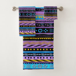 Multikleurenkeukenset met moderne modderdoek bad handdoek