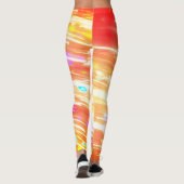 Multikleurenlichtdraai Leggings (Achterkant)