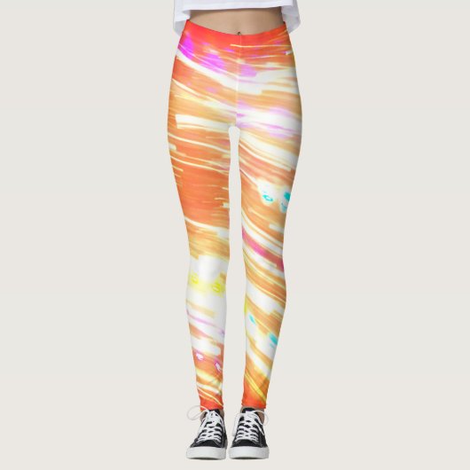 Multikleurenlichtdraai Leggings (Voorkant)