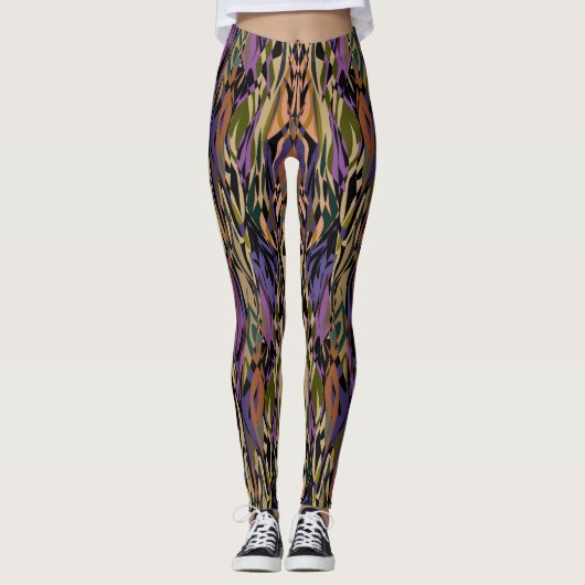 Multikleurenontwerp Leggings voor vrouwen (Voorkant)