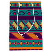 Multikleurenontwerp Medium Cadeauzakje (Voorkant)