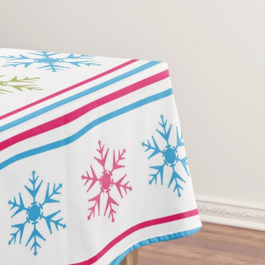 Multikleurensneeuwvlokken Tafelkleed (Voorbeeld)