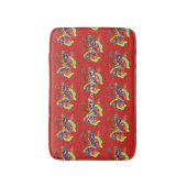 Multikleurenvlinders op elke kleur achtergrond badmat (Voorkant Verticaal)