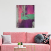 Multikleurenweergave van Abstract verrekend Canvas Afdruk (Insitu (Woonkamer))