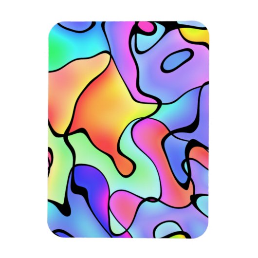 Multikleurenzagen Magneet (Verticaal)