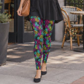 Multikleurig dierprintpatroon leggings
